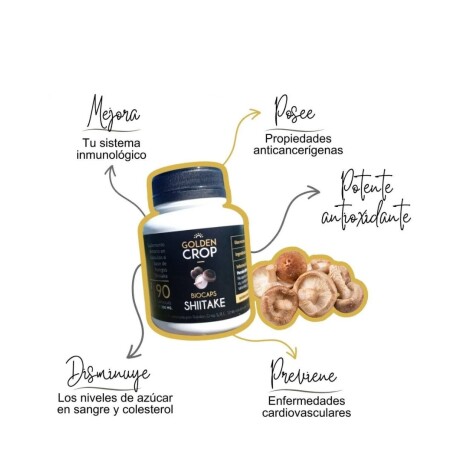 Shitake Biocaps x90 Golden Crop Shitake Biocaps x90 Golden Crop