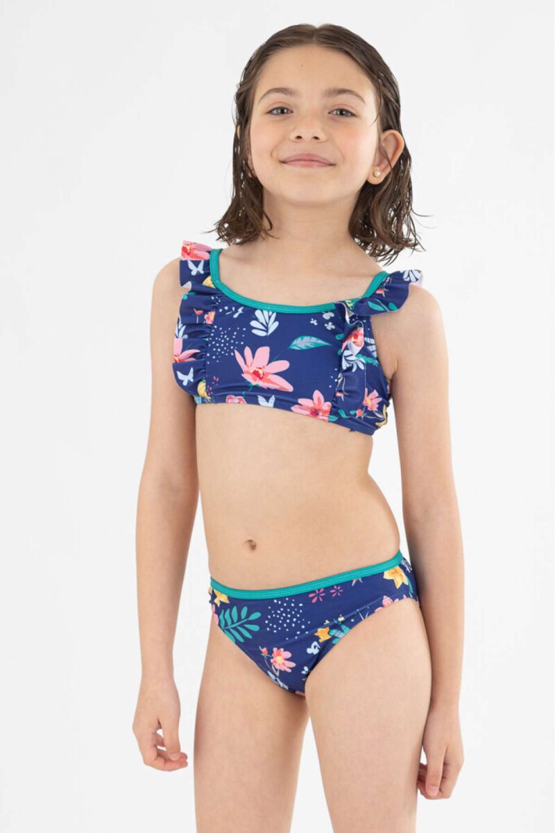 Bikini pom 2-10a - Azul 