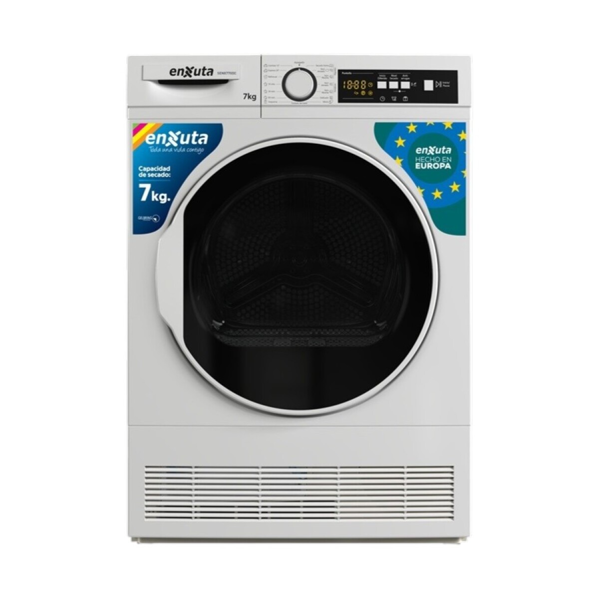 Secarropas Digital Enxuta SENX770DC Carga Frontal 7KG - BLANCO 