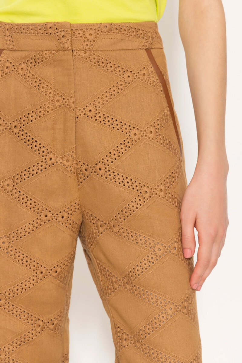 PANTALON GATSBY Camel