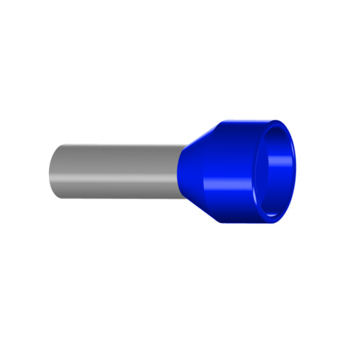 Terminal tipo pino p/1 conductor, cal. 50mm2, azul HI7055
