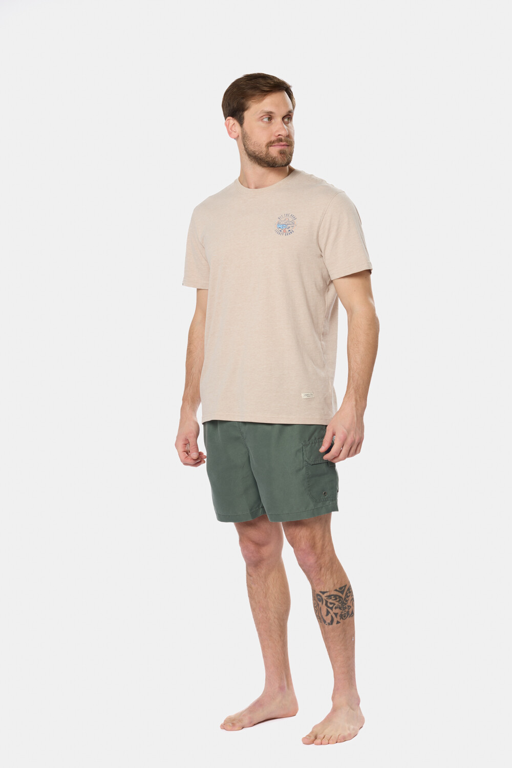 SHORT DE BAÑO CARGO Verde