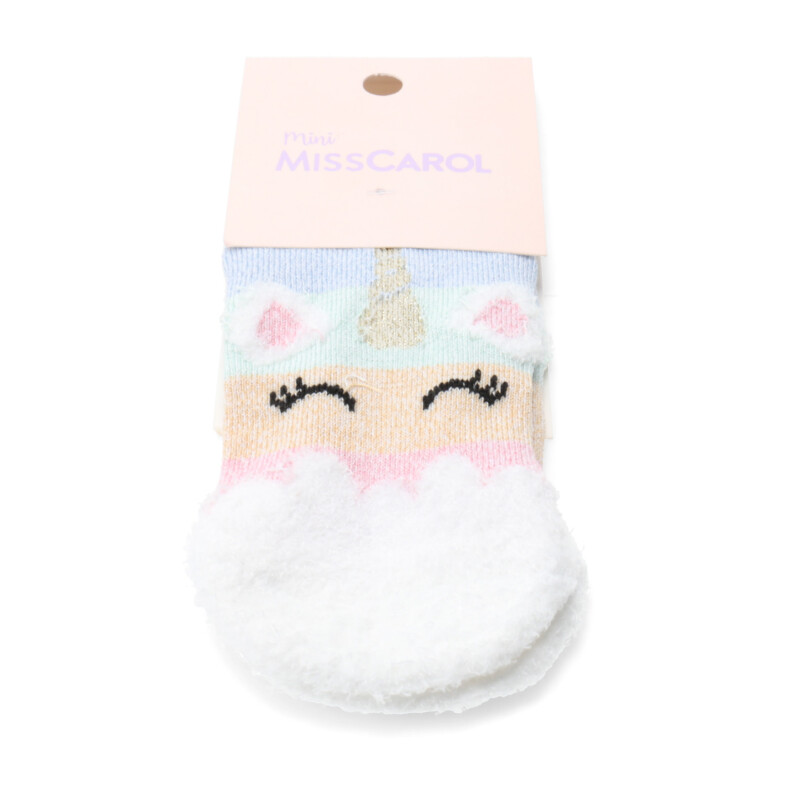 Medias Mini Miss Carol Media chenille pack X1 Rosado