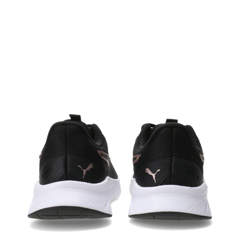 Championes de Mujer Puma Flex Focus Lite Modern Negro - Dorado