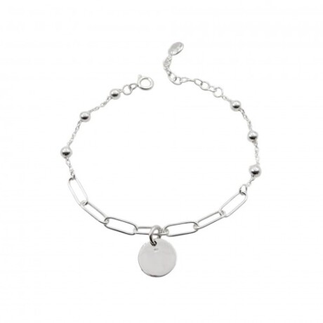 Pulsera de plata 925 con medalla. Pulsera de plata 925 con medalla.