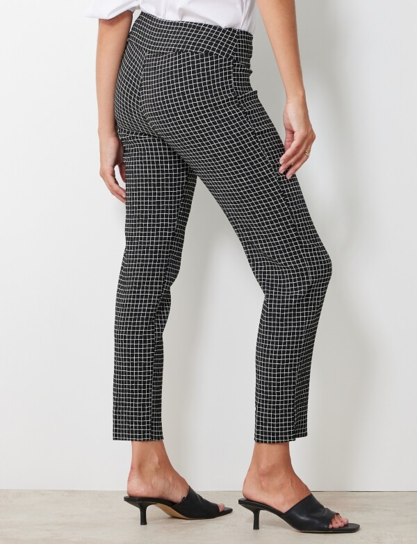 Pantalon Cuadros NEGRO/BLANCO