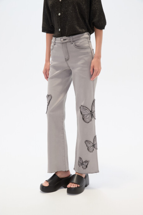 Pantalon Zeballa Gris Claro