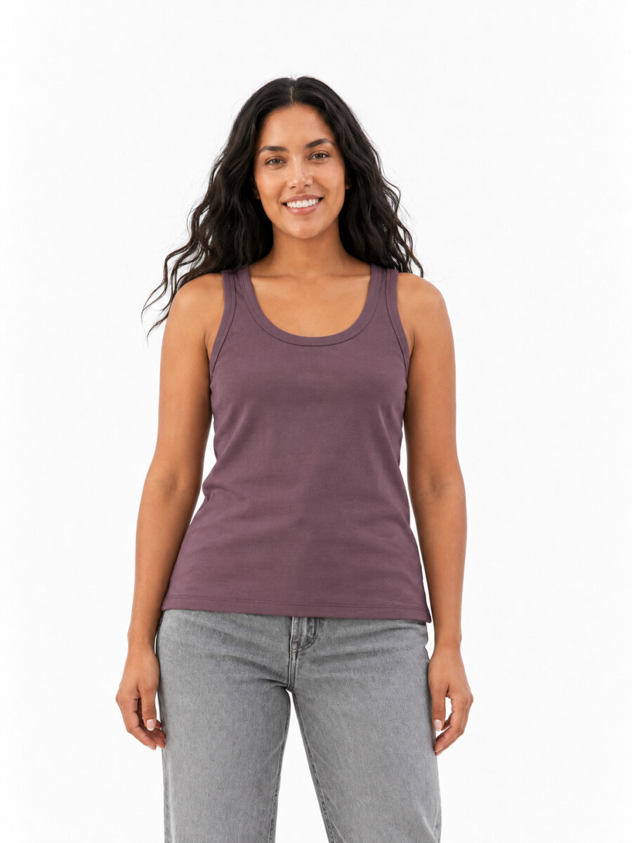 MUSCULOSA GAROE - MORADO 