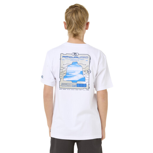 Remera Rip Curl Pro 25 Event Niño - Blanco Remera Rip Curl Pro 25 Event Niño - Blanco