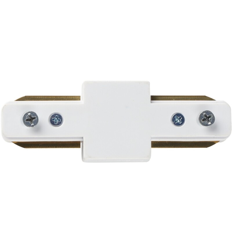 CONECTOR RECTO PARA RIEL BLANCO CONECTOR RECTO PARA RIEL BLANCO