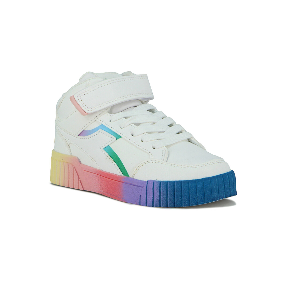 Diadora BAMPU Lifestyle Niños Blanco-Multicolor - Blanco-Multicolor 