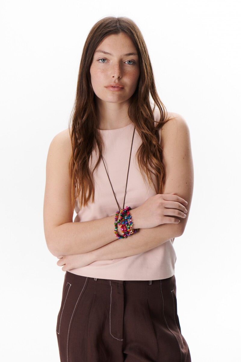 MUSCULOSA DOBLE - ROSA 