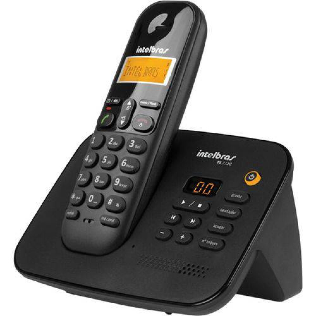 Teléfono Inalámbrico Intelbras Ts 3130 Negro - 3785 
