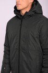 Campera de abrigo con velcro Negro