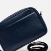 Bandolera Haze en cuero graneado Marine Blue