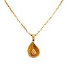 Dije Vintage-Oro bajo-Piedra Zirconia-CP8527 conpiedra