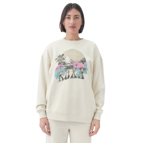 Roxy Buzo Oversize Tall Oversise Mujer - Crudo Crudo