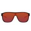 Lentes de Sol Chilli Beans Serra Cuadrados Negro-Rojo