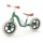 Bicicleta de equilibrio ligera Charlie Silver de 10" Chillafish Verde Forest