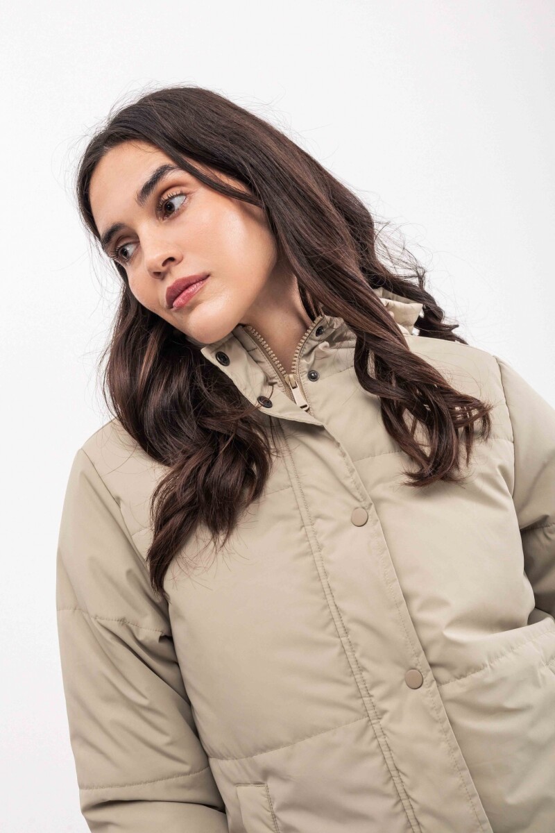 Campera parka Toscana Beige
