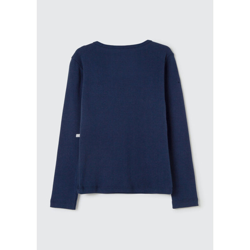 BLUSA ML FEM AZUL OSCURO