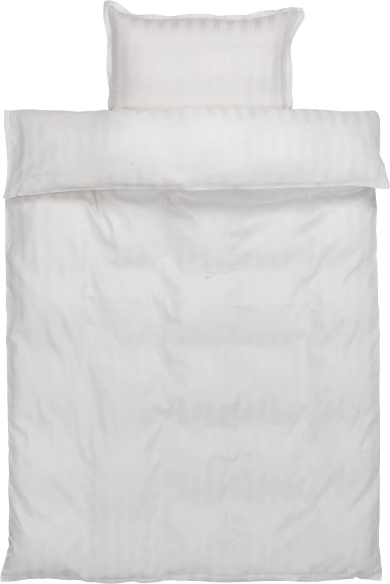 Juego funda nórdica satén NELL 155x220 blanco 