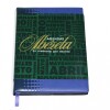 AGENDA ABEZETA 216 CLASSIC MEDIUM TAPA CON DISEÑO VIRANDO COLOR AZUL