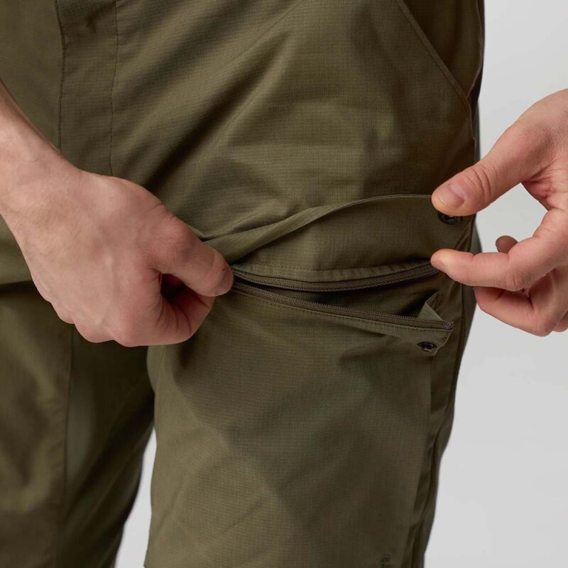 Pantalón Fjallraven Abisko Hybrid Trail Trs M Hombre Suede Brown