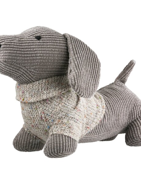 TOPE DE PUERTA PERRO SALCHICHA 10x30x21CM GRIS TOPE DE PUERTA PERRO SALCHICHA 10x30x21CM GRIS