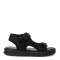 Sandalia de Niños Croco Kids MEXOR estilo teva Negro