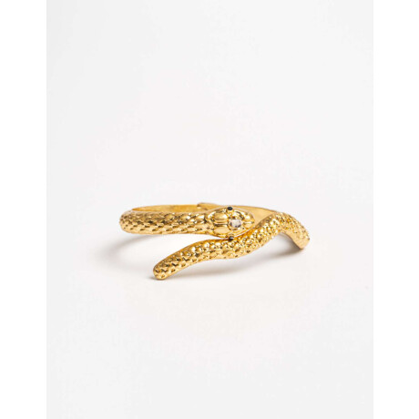 Brazalete Metal Snake Dorado Oro Amarillo