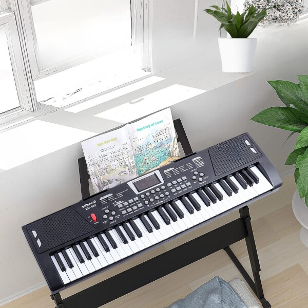 Teclado Instrumento Musical Electrónico Órgano de 61 Teclas 10 Ritmos 16 Tonos + Micrófono ITM007 Teclado Instrumento Musical Electrónico Órgano de 61 Teclas 10 Ritmos 16 Tonos + Micrófono ITM007