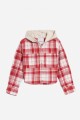 Campera con capucha ROJO