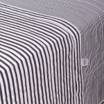 Cubrecama Ava 200 Hilos Rayitas Gris 290x240