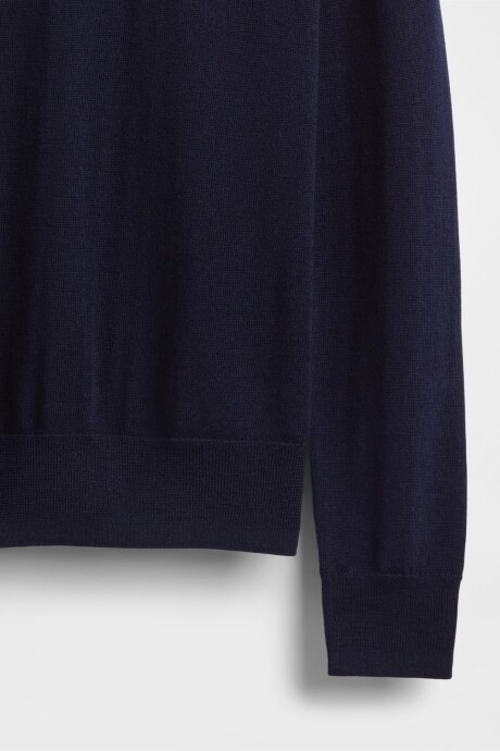 Buzo Polera Merino Mujer Navy Uniform