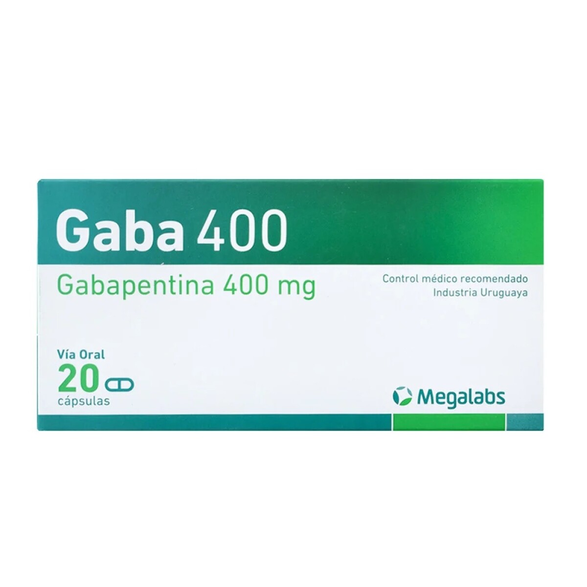 Gaba 400 Mg. 20 Caps. 
