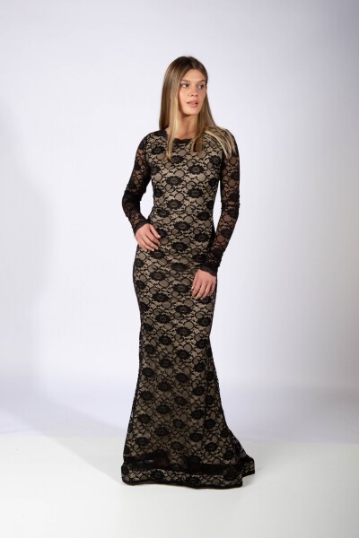 Vestido Adele Beige