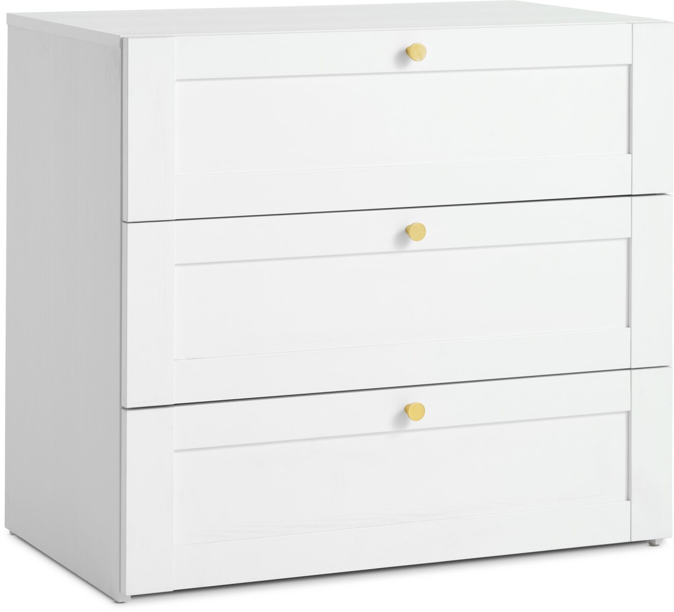 Cómoda FRAMLEV 3 cajones blanco 