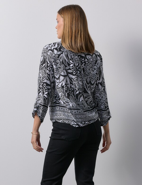 Blusa Nudo NEGRO/BLANCO