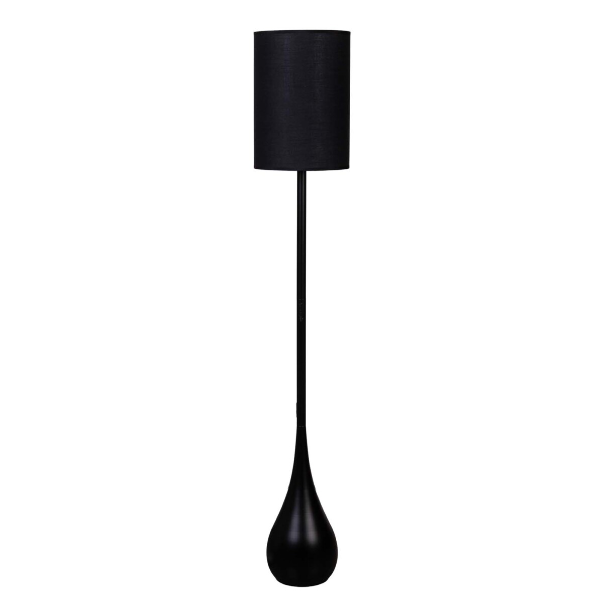 LÁMPARA DE PIE - METAL-Y-TELA NEGRO XYF8073 