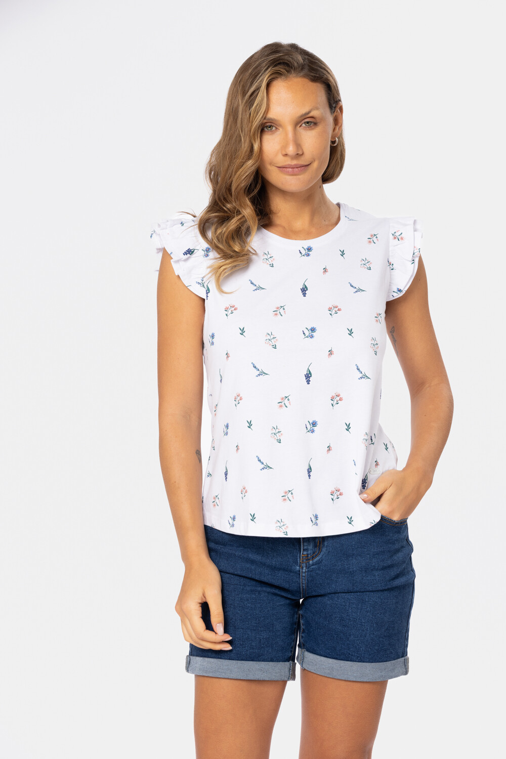 REMERA ESTAMPADA Blanco