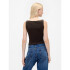 SL CLOSEKNIT CROP BOAT - 22 1/2 TERRA BROWN