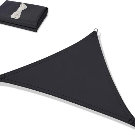 Vela Sombra Imperm. 3,6 mts Triangulo Negro Vela Sombra Imperm. 3,6 mts Triangulo Negro