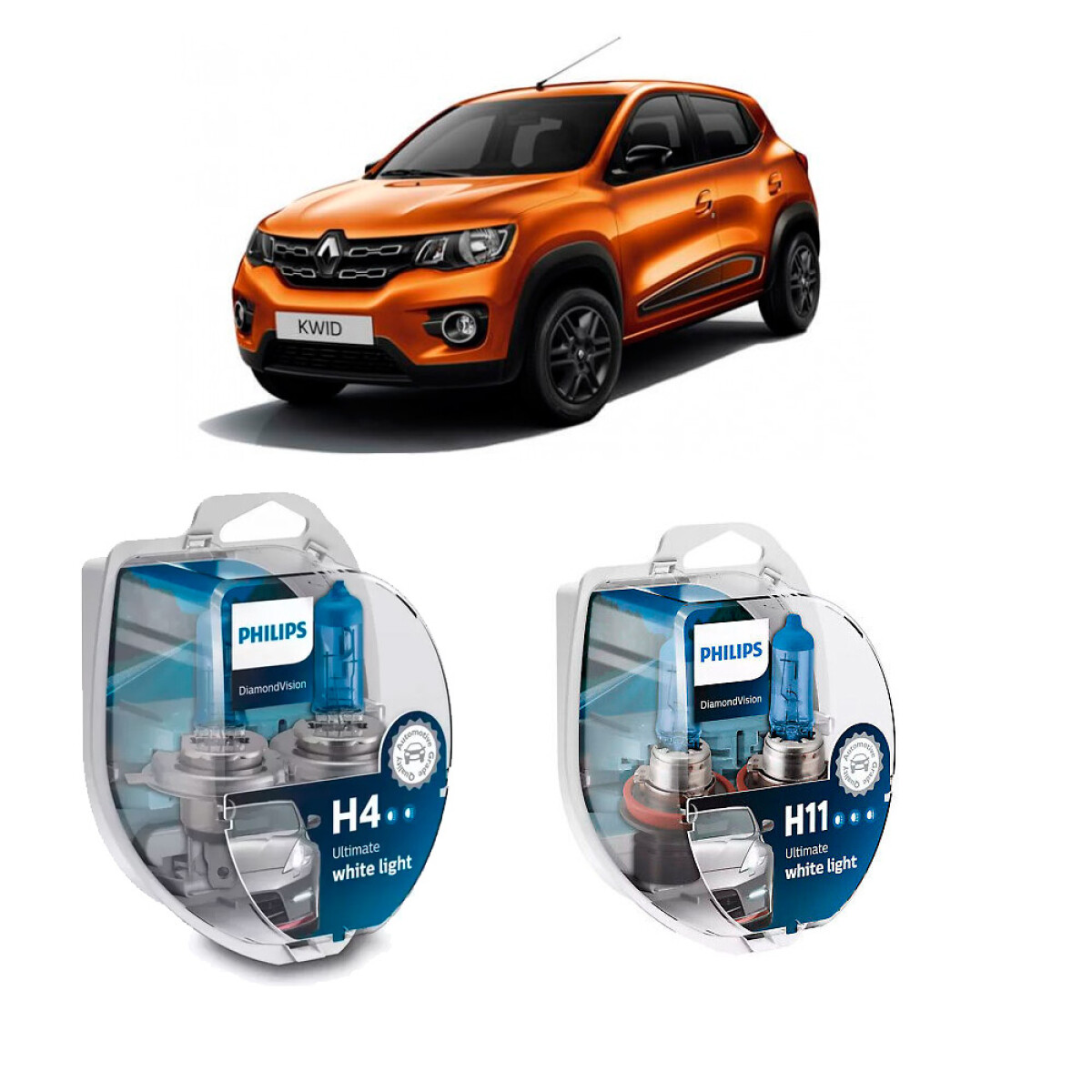LAMPARA COMBO PACK LAMPARAS RENAULT KWID 