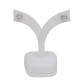 Caravanas En Oro 18K Blanco Y Brillantes Caravanas En Oro 18K Blanco Y Brillantes