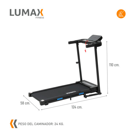 Caminador Electrico Lumax Plegable fitness 2.0 HP 12 km/h Caminador Electrico Lumax Plegable fitness 2.0 HP 12 km/h