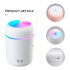 Difusor Aromatizador Vaporizador Humidificador Usb Led Variante Color Blanco