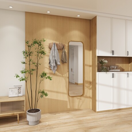 Revestimiento Wall Panel Ranurado Marron Claro Para Interior Revestimiento Wall Panel Ranurado Marron Claro Para Interior