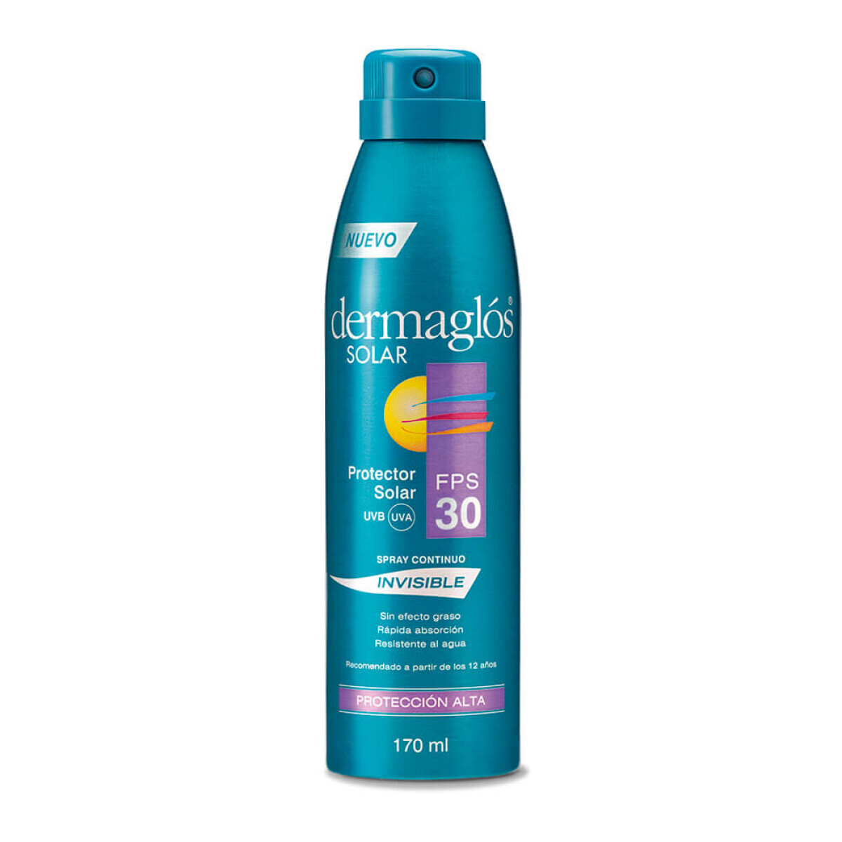 Protector solar Dermaglós - Spray continuo fps30 170 ml 