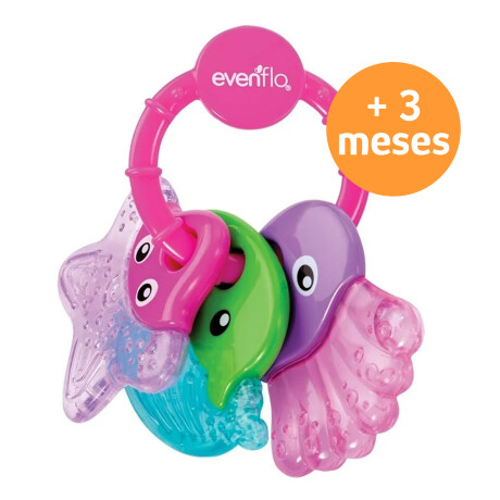 Mordillo Marine Evenflo Mordedor 3en1 Refrigerable para Bebé Rosa